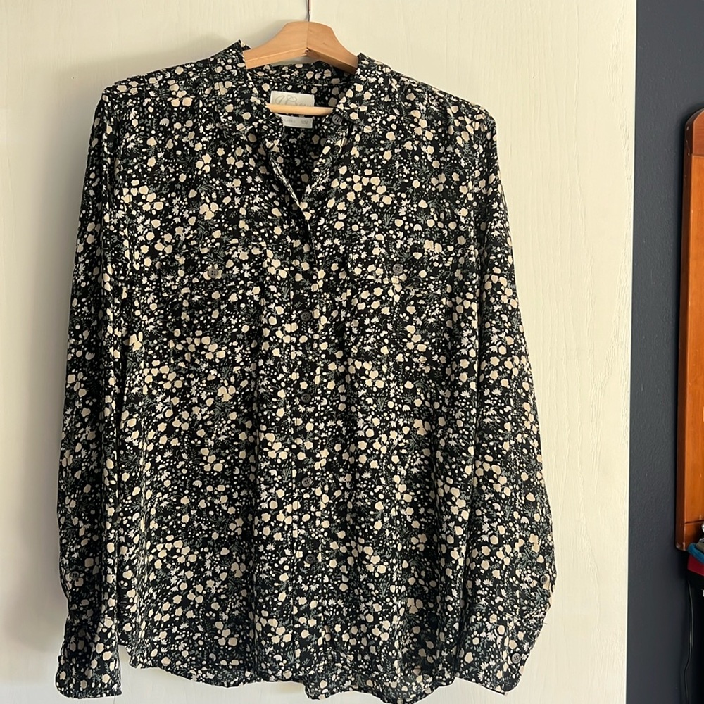 J. Crew 100% silk blouse